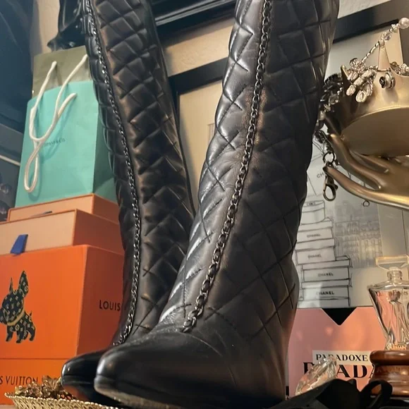 Chanel Knee High Boots - Picture 3 of 11